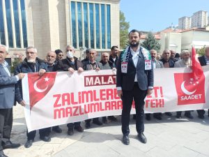 Saadet Partisi’nden Kernek Meydanı’nda Zulme Tepki