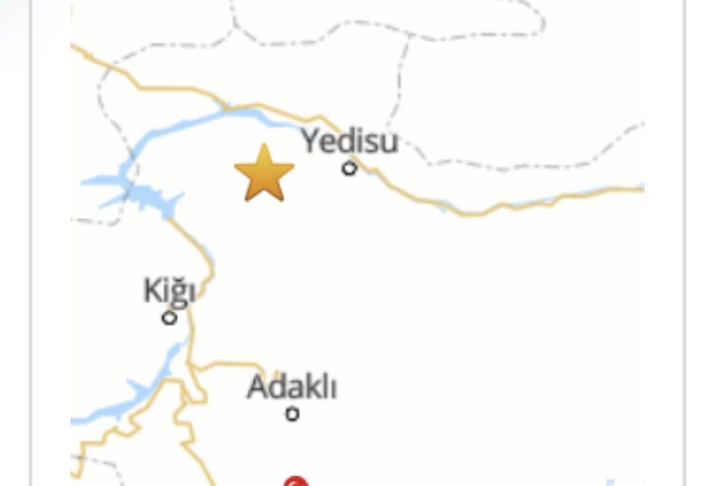 Bingöl’de 4.4 büyüklüğünde deprem