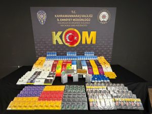 Kahramanmaraş’ta Kaçakçılık Operasyonu: Binlerce Kaçak Sigara Ele Geçirildi