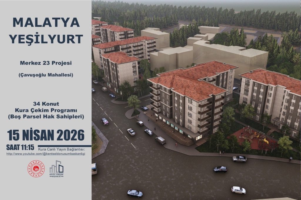 Malatya’da 108 Konut İçin Kura Çekimi Bugün Yapılacak