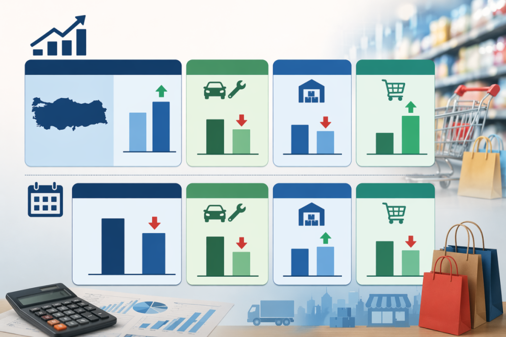 Ticaret Satış Hacmi Şubatta Yıllık Yüzde 4 Arttı