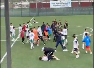 U-14 Gelişim Ligi’nde Bitiş Düdüğüyle Yeşil Saha Karıştı
