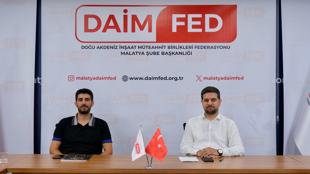 Malatya’da Yapı Güvenliği İçin Ortak Masa: DAİMFED ve Yapı Denetim Birliği Harekete Geçti