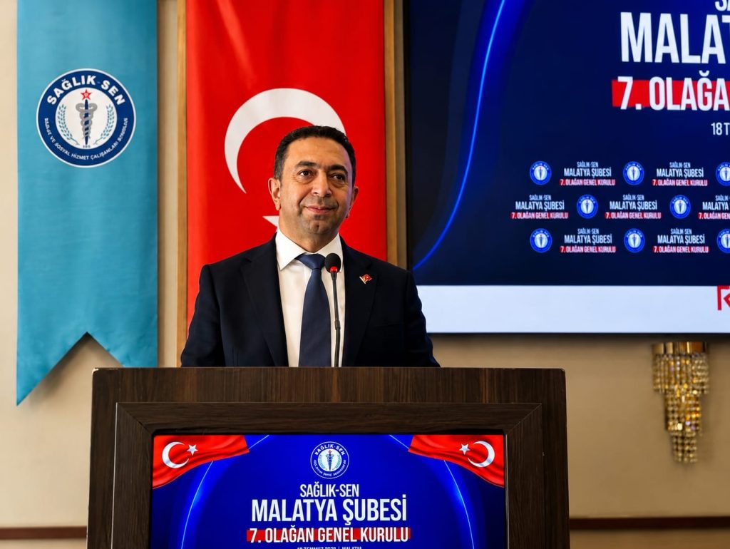 Sağlık-Sen Malatya’da Hasan Ulutaş Güven Tazeledi
