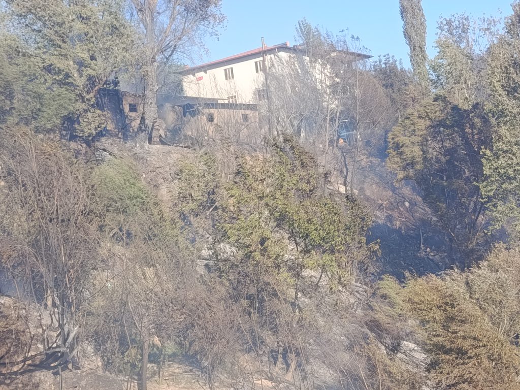 Darende’deki yangın kontrol altına alındı: 2 ahır yandı, 3 kişi dumandan etkilendi