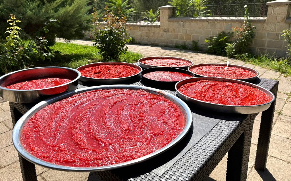 Darende’de Yazın Bereketi Kışa Saklanıyor
